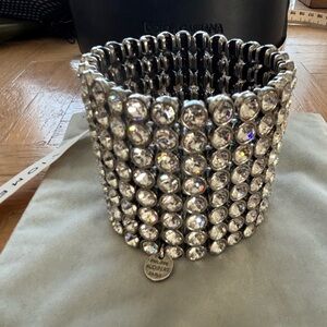 Philippe Audibert Paris Silver Crystal Bracelet